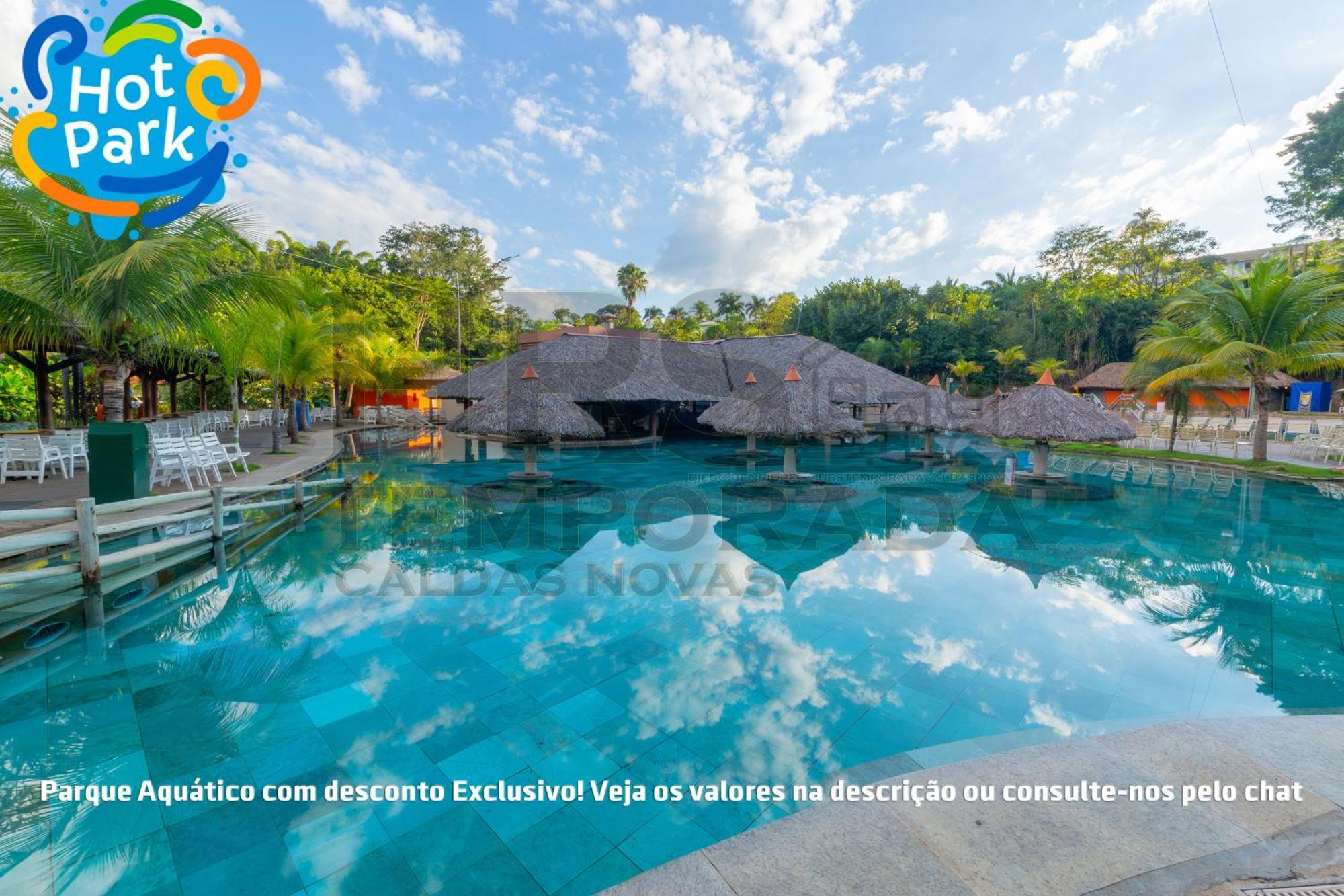 Hotel De Luxo Em Caldas Novas Com Ingressos Com Valor Exclusivo Nos Clubes Hot Park, Lagoa Termas, Waterpark, E Nautico!!! Экстерьер фото