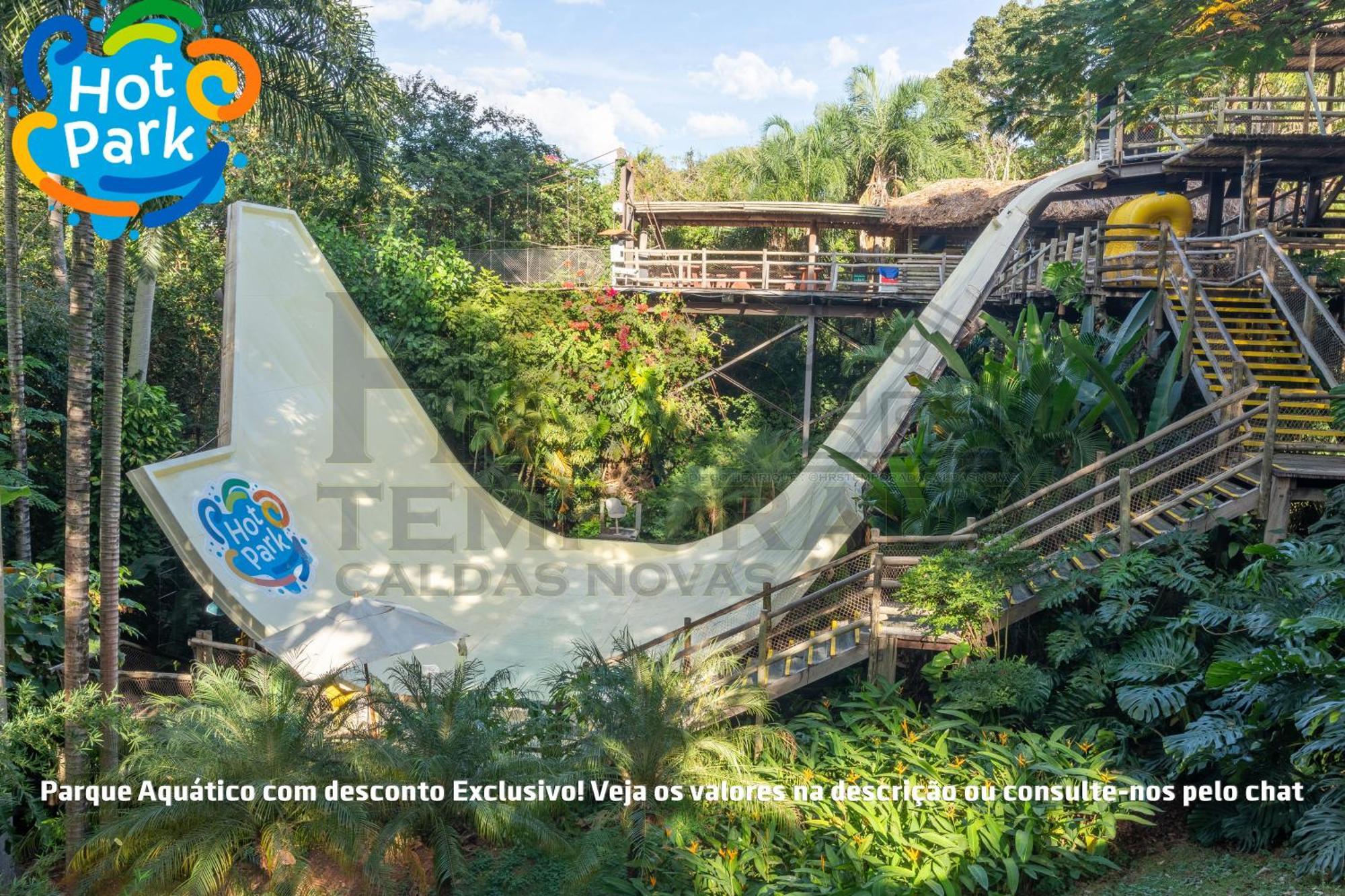 Hotel De Luxo Em Caldas Novas Com Ingressos Com Valor Exclusivo Nos Clubes Hot Park, Lagoa Termas, Waterpark, E Nautico!!! Экстерьер фото